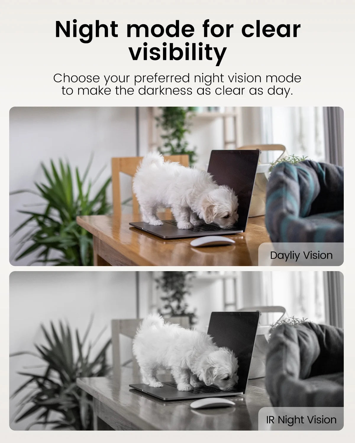 2.5K Pet Camera, 5G/2.4G Wifi Cameras for Home Security, 360° Pan/Tilt Indoor Camera for Dog/Cat, Baby Monitor, Phone App, Motion Tracking & Alerts, Night Vision, Two-Way Audio, Support Alexa