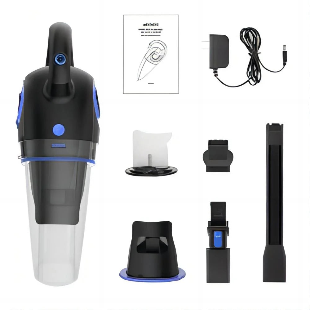 Strong Suction Car Vacuum & Hand Vacuum, Handheld Vacuum Cordless, Rechargeable Handy Vac